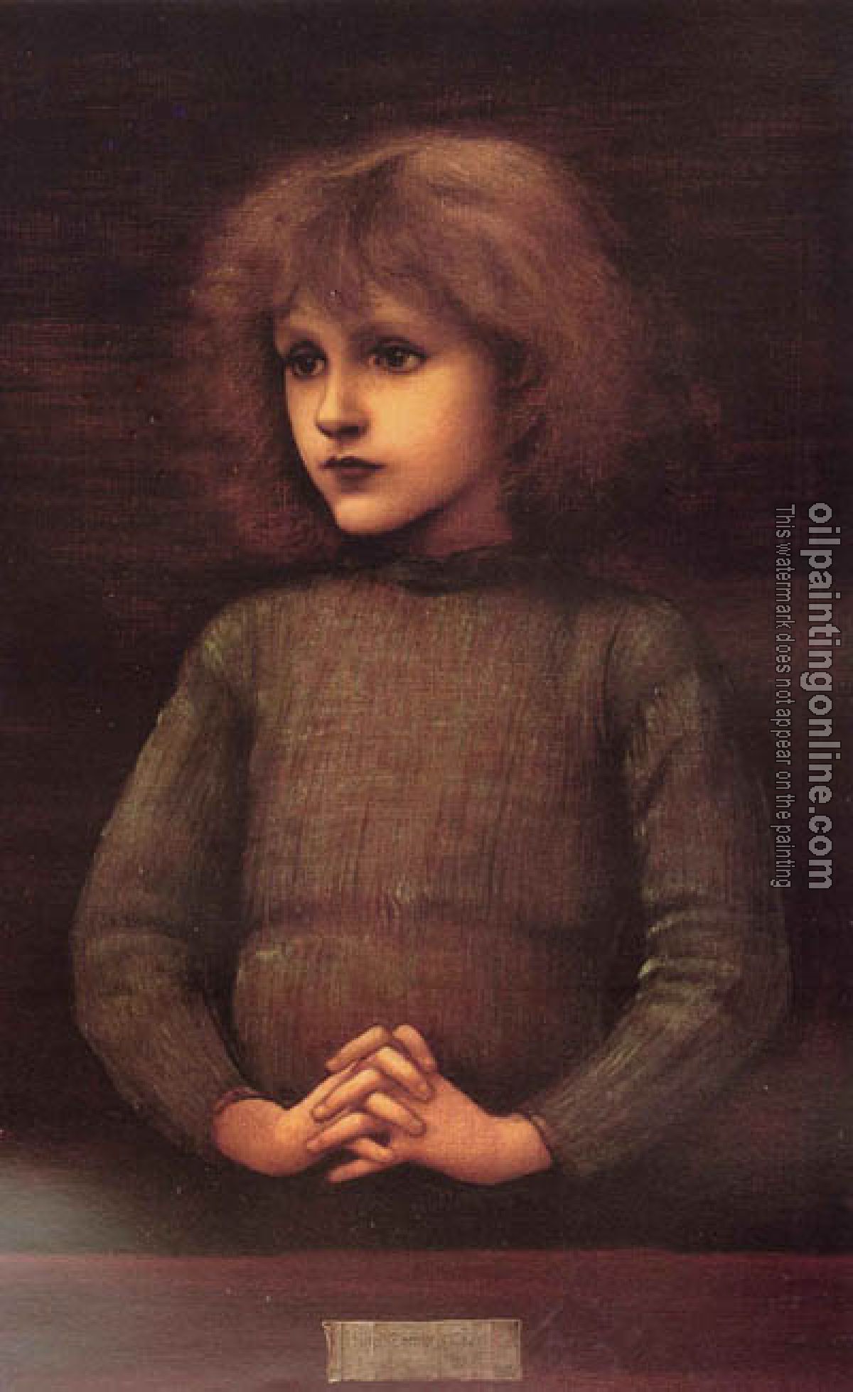 Burne-Jones, Sir Edward Coley - Portrait of a Young Boy